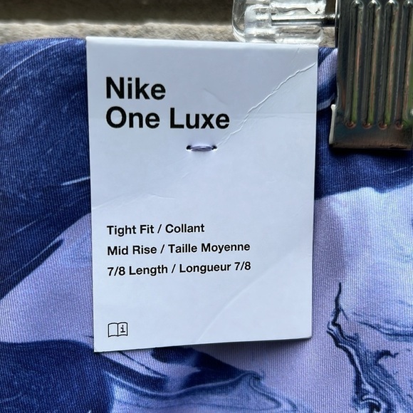 Nike One Luxe 7/8 Leggings Marble - Picture 9 of 11